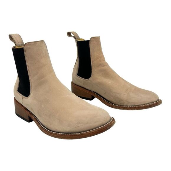 Marciante and Company Women's Size 8 Tan Suede The Ambassador Chelsea Boot - Picture 1 of 8